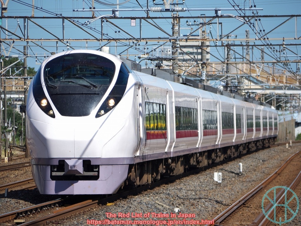 JR East E657 series - The Red List of Trains in Japan